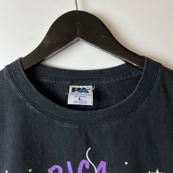 1997 Vintage 90s Mall of America T Shirt Adult Black Large L Celebration Solid - Picture 7 of 16